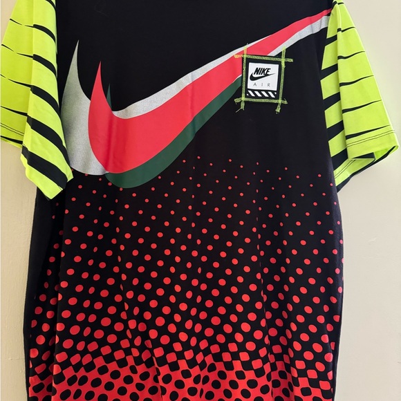 Nike Air Short Sleeve Tee - Black, Red, and Green - Picture 1 of 6